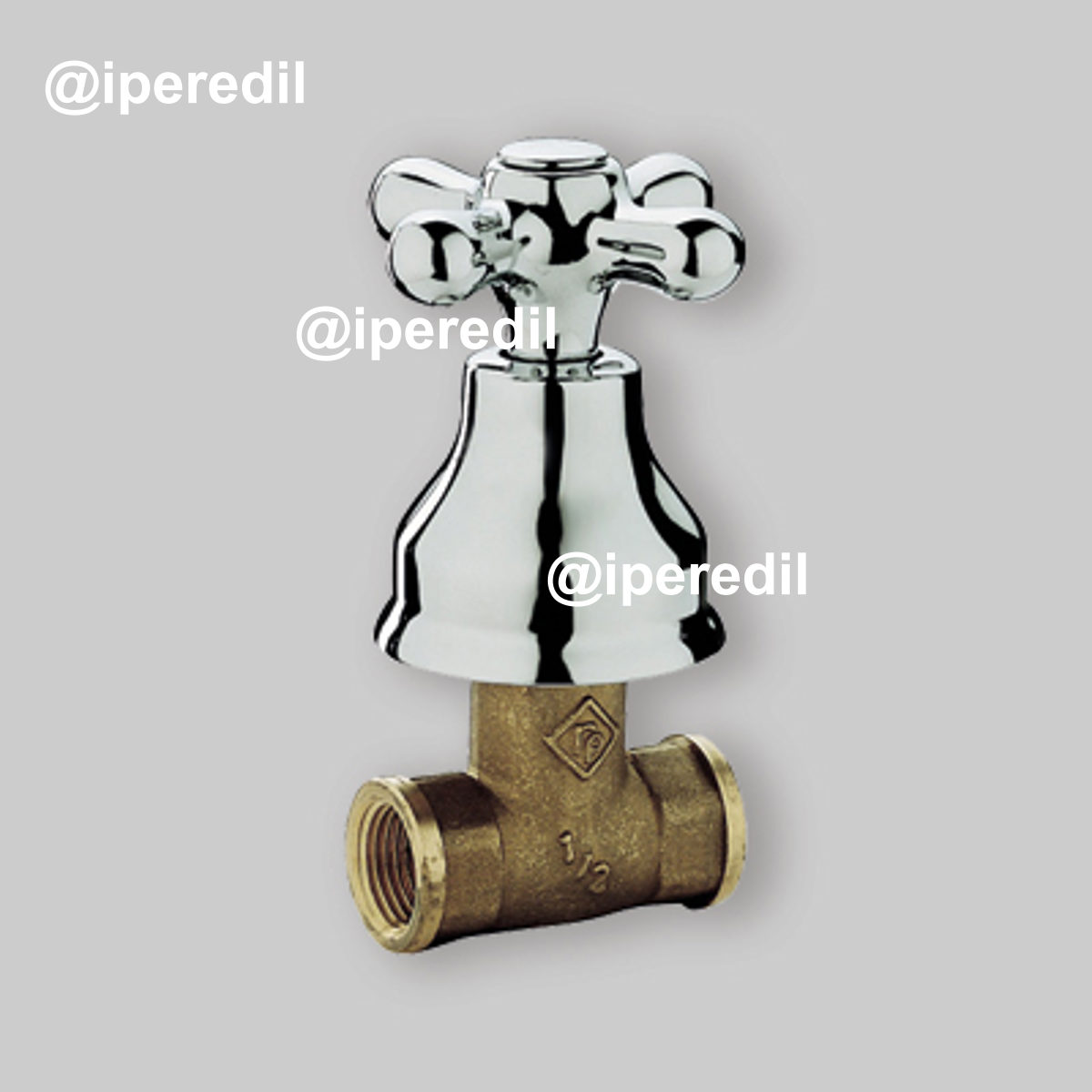 RUBINETTO A INCASSO DIRITTO IRIS 1/2" - Bronzo