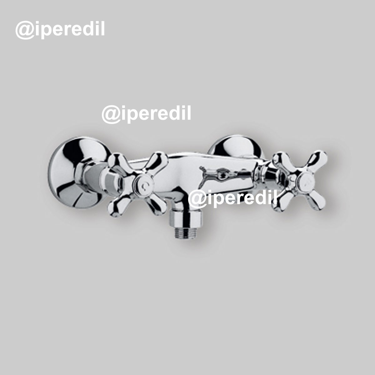 GRUPPO DOCCIA ESTERNO IRIS Cromo