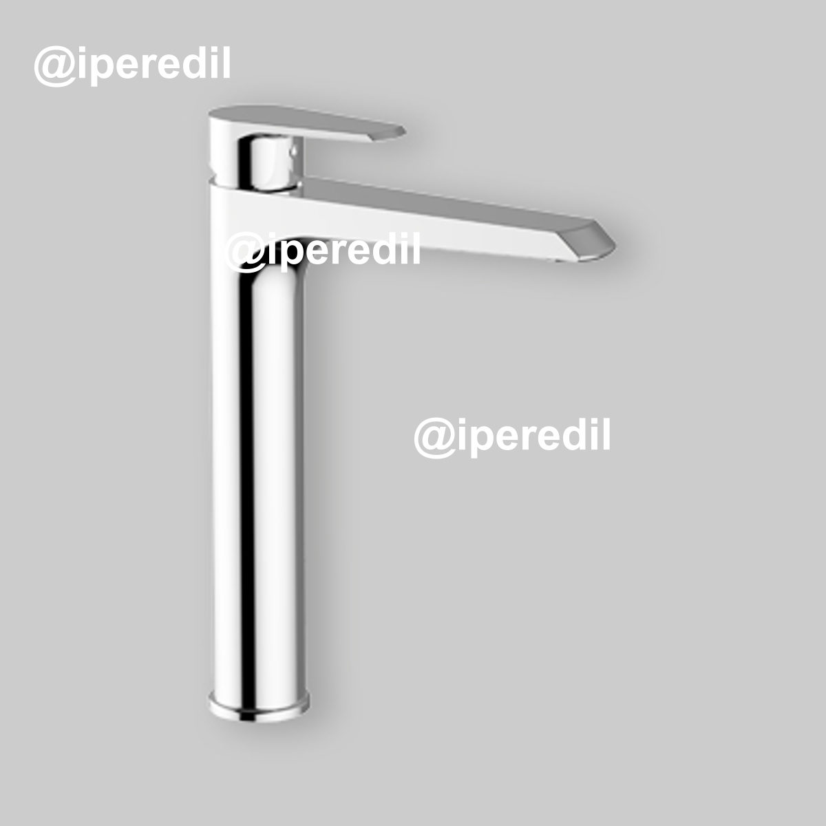 MISCELATORE LAVABO ALTO VELVET Cromo + Piletta Click Clack