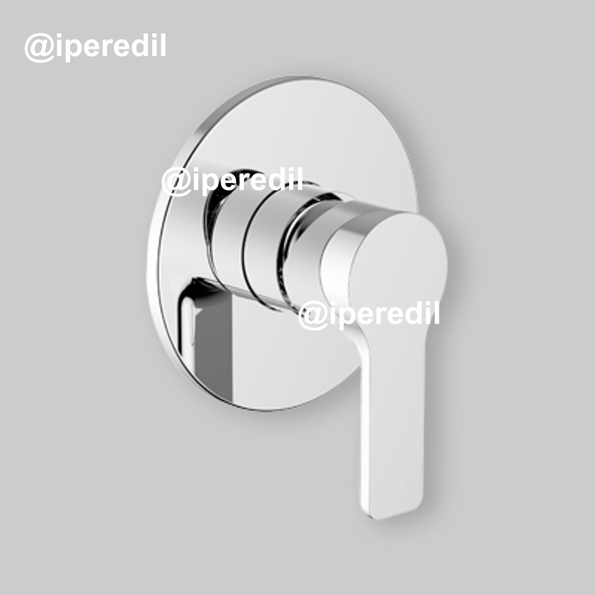 PIASTRA E LEVA PER INCASSO DOCCIA GOODLIFE Cromo