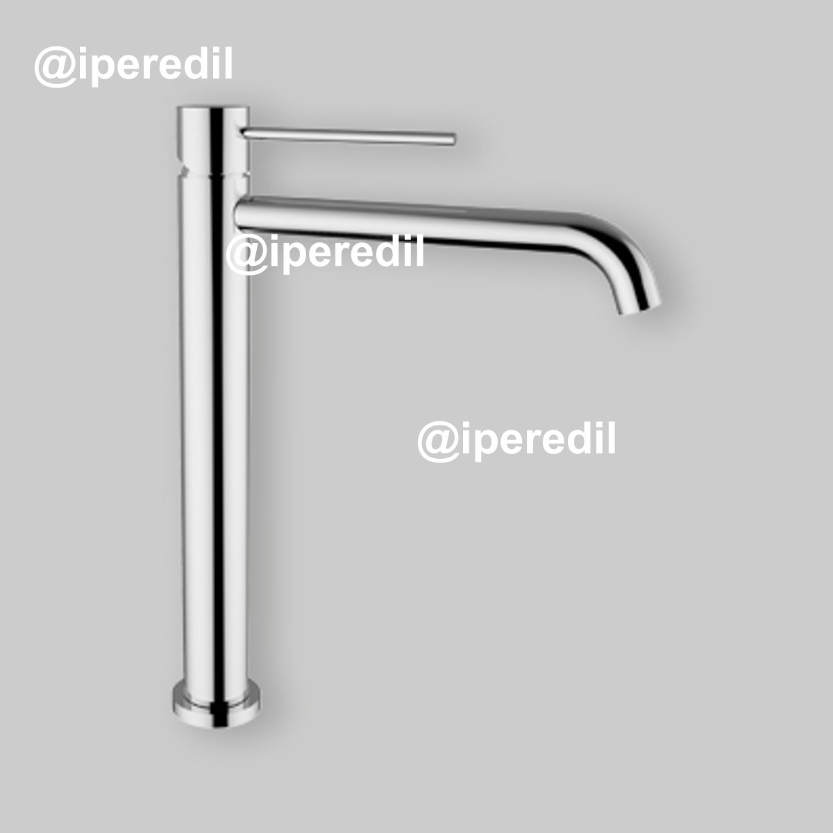 MISCELATORE LAVABO ALTO JABIL 25 Cromo + Piletta Click Clack