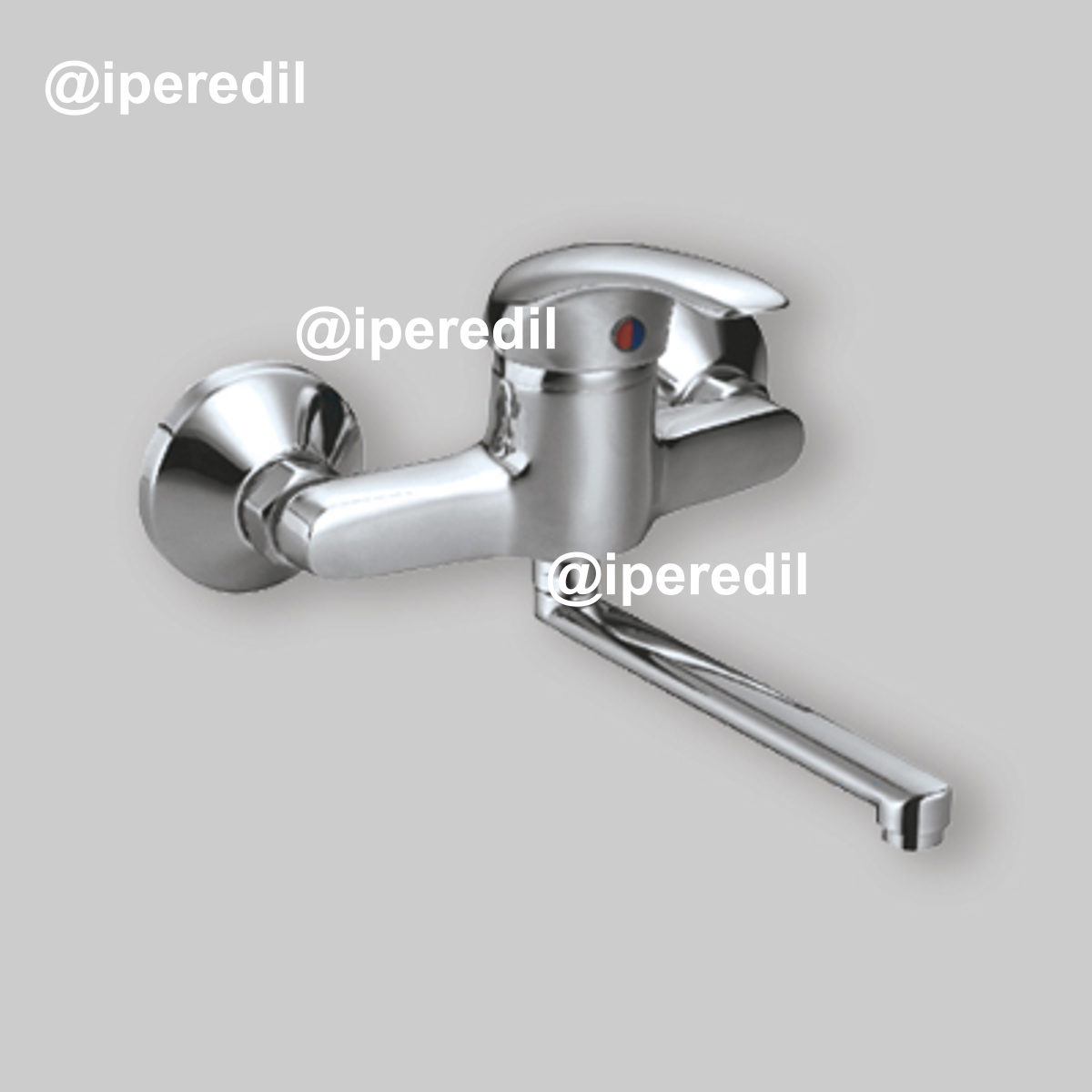 MISCELATORE LAVELLO A PARETE "PRINCE" Cromo