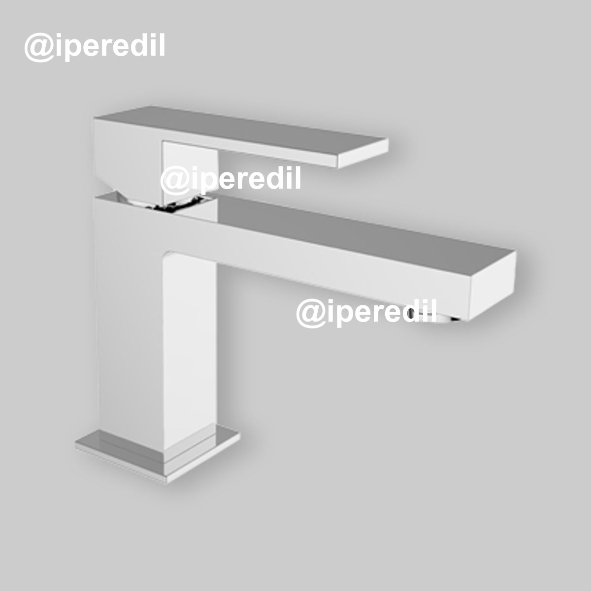 MISCELATORE LAVABO "PILLAR" Cromo + Piletta Click Clack