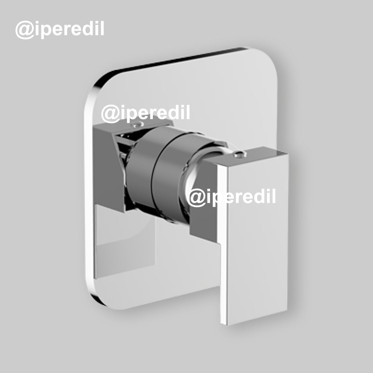 MISCELATORE INCASSO DOCCIA "PILLAR" Completo - Cromo