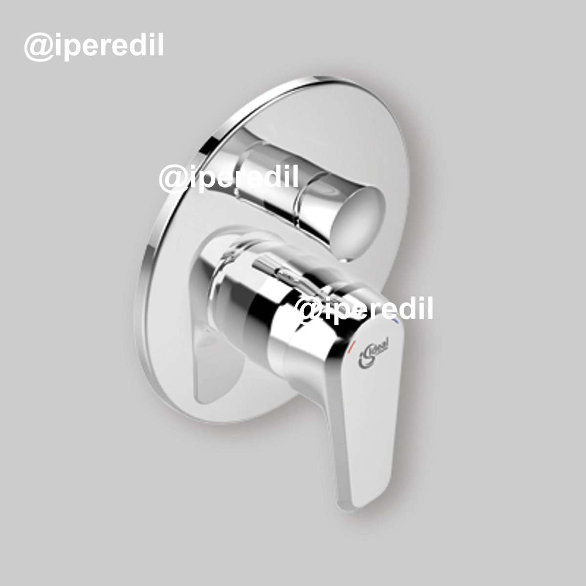 MISCELATORE VASCA ESTERNO "AMAZ-E" Cromo + Set Doccia