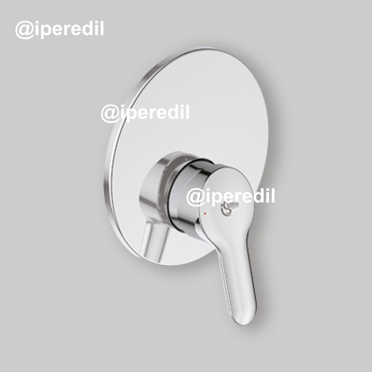 MISCELATORE INCASSO DOCCIA INCASSO ALPHA Cromo