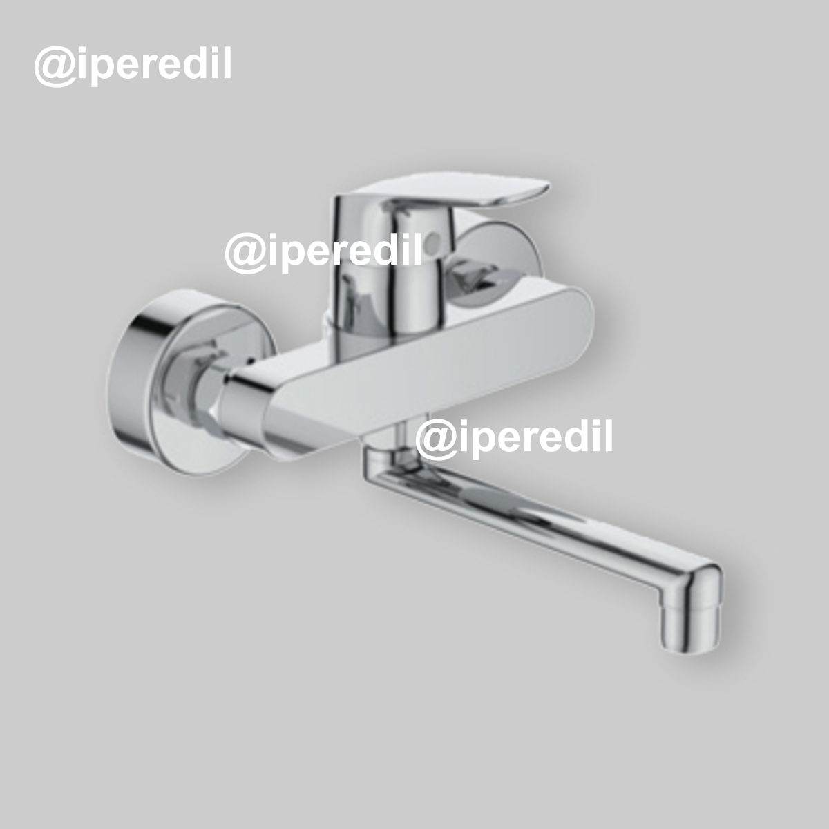 MISCELATORE LAVELLO A PARETE "CERAFLEX" Cromo