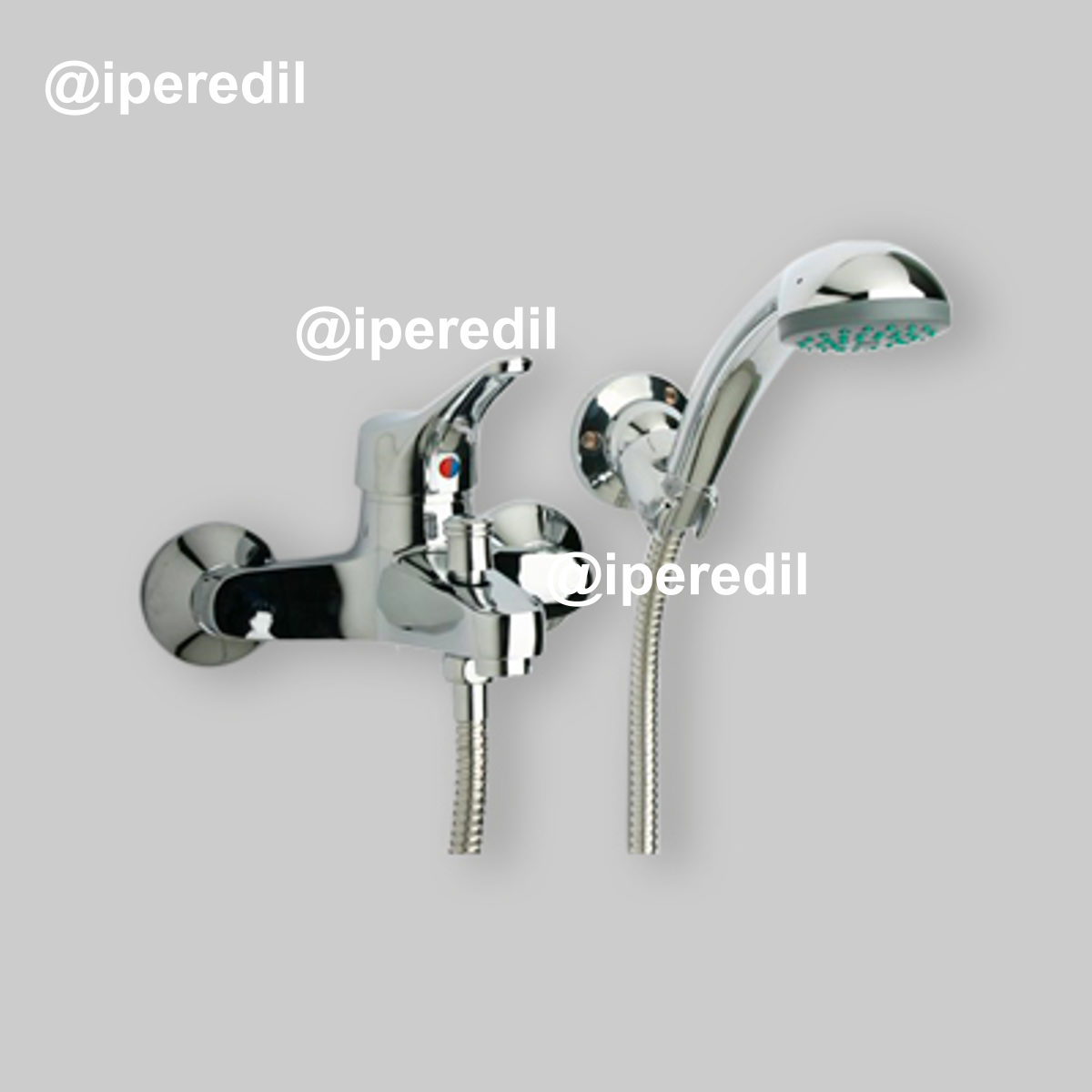 MISCELATORE VASCA "PILOT" Cromo + Kit Doccia