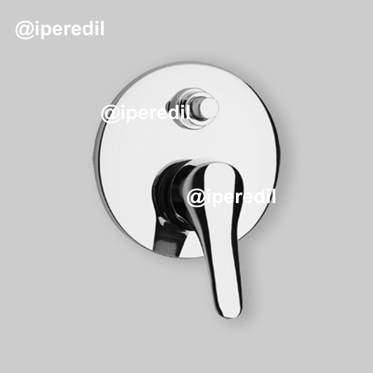 MISCELATORE DOCCIA AD INCASSO CON DEVIATORE 'PILOT' Cromo