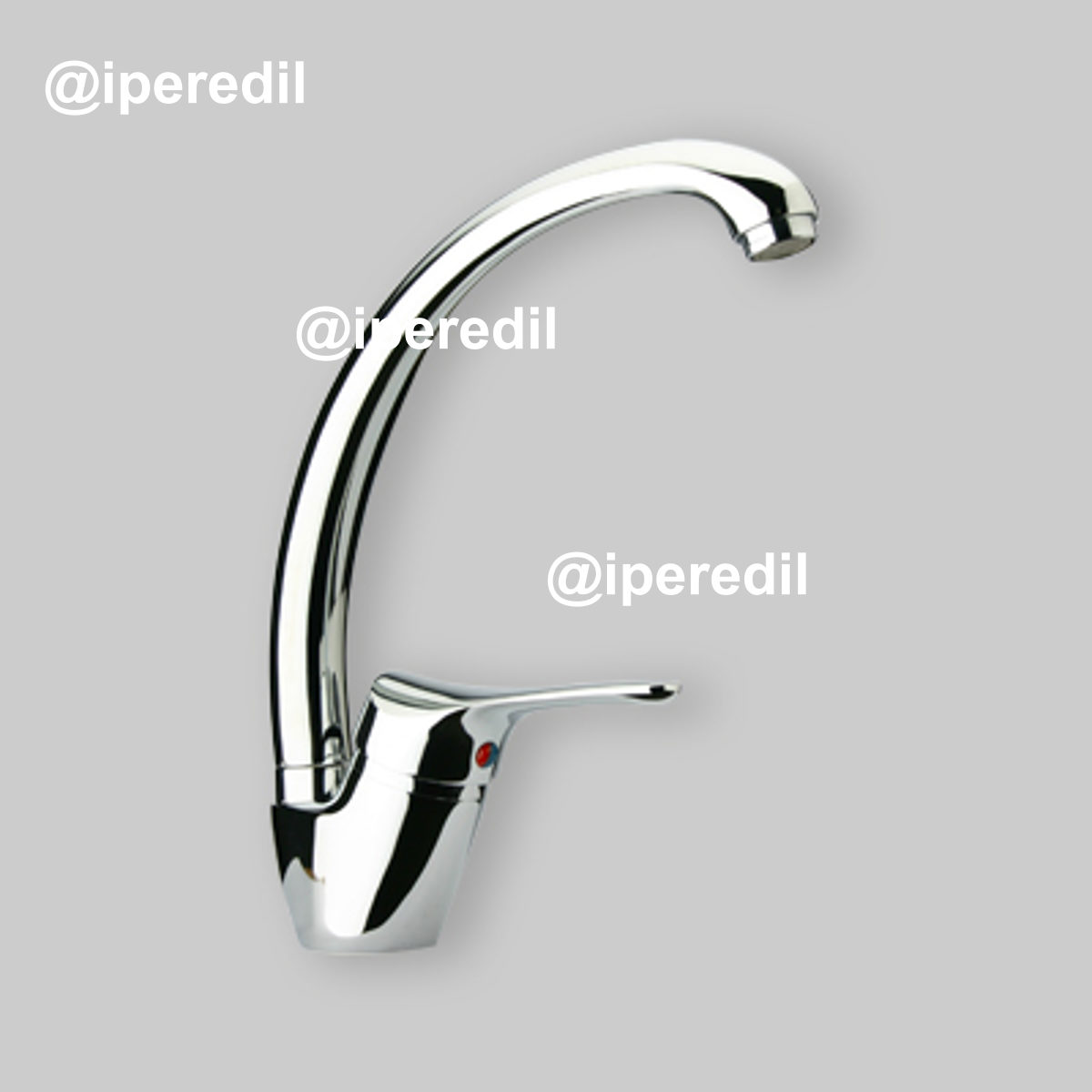 MISCELATORE LAVELLO A BOCCA ALTA "PILOT" Cromo