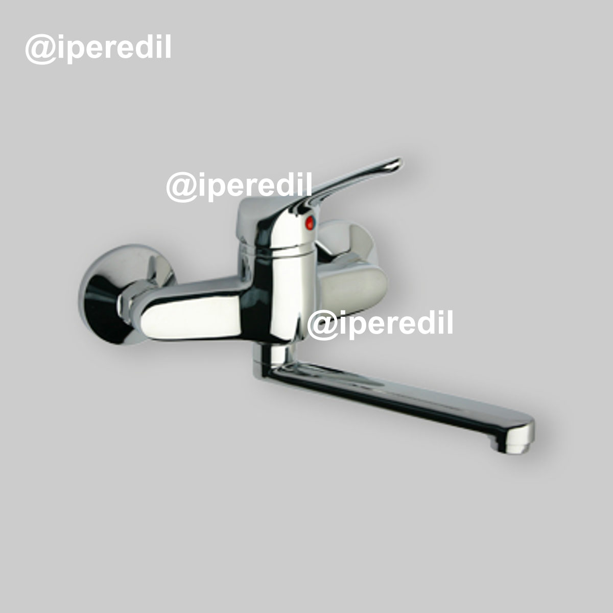 MISCELATORE LAVELLO A PARETE "PILOT" Cromo