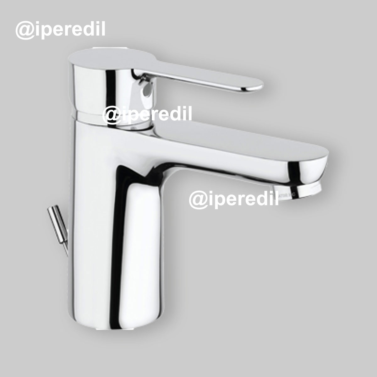 MISCELATORE LAVABO "P3" Cromo + Piletta 1"1/4