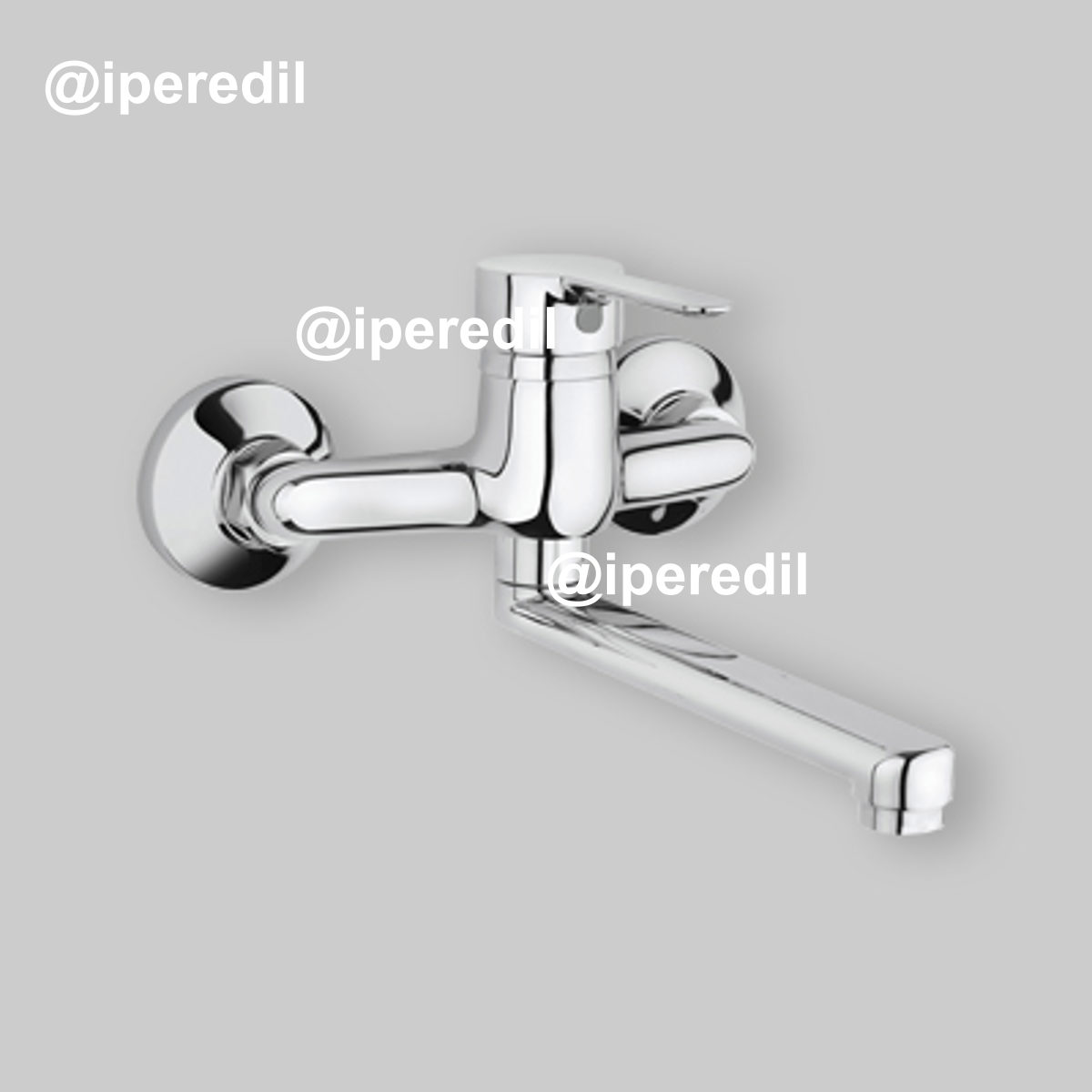 MISCELATORE LAVELLO A PARETE "P3" Cromo