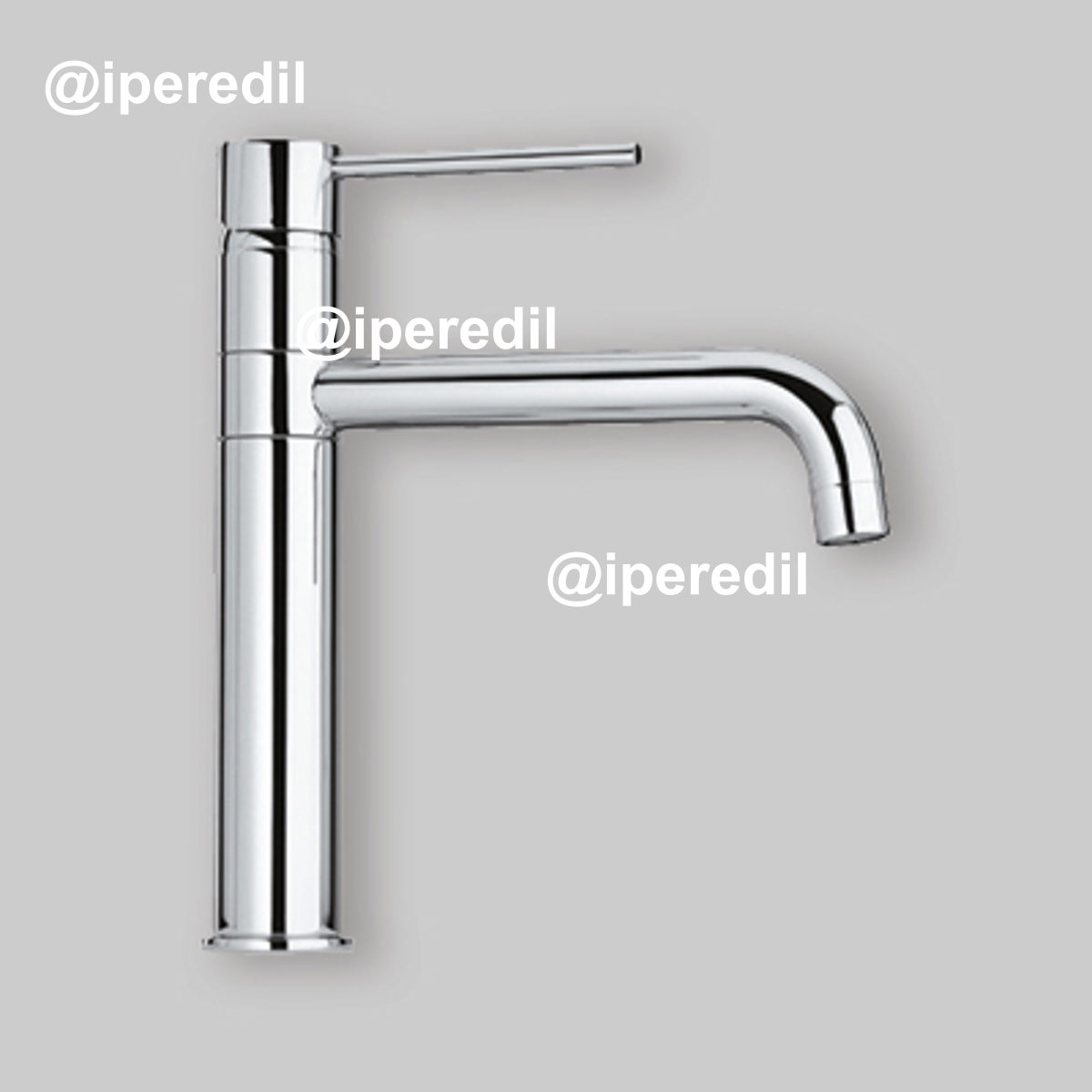 MISCELATORE LAVELLO A FONTANA "NEW DISCO" Cromo