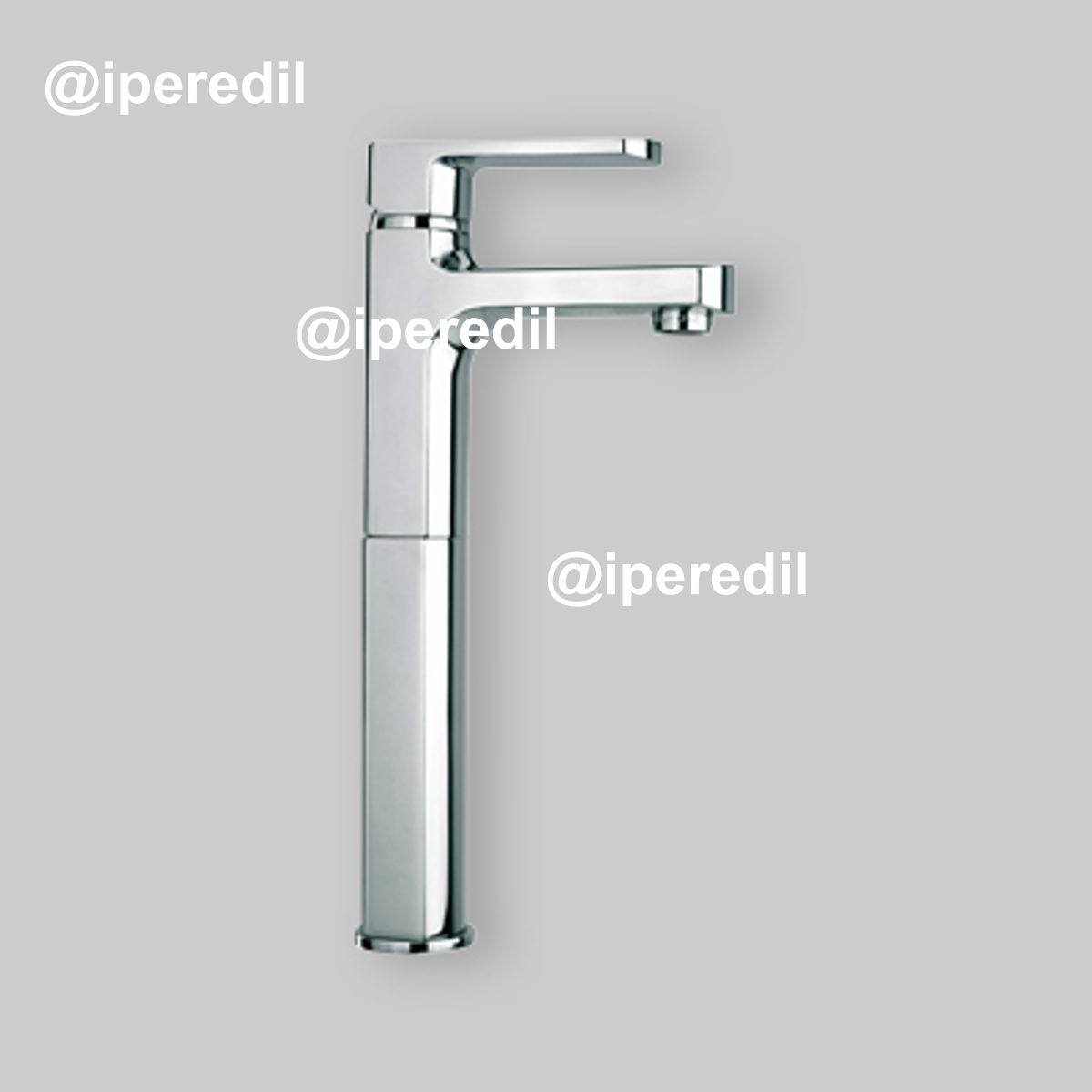 MISCELATORE LAVABO CON CANNA ALTA "STILE" H. 30 cm - Senza Piletta