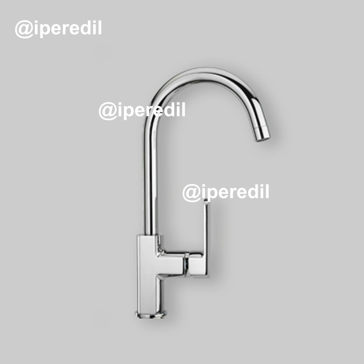 MISCELATORE LAVELLO A BOCCA ALTA "STILE" Cromo