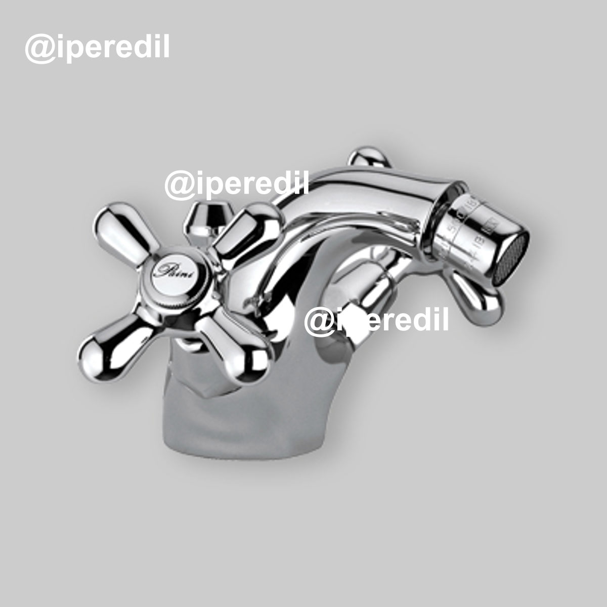 MONOBLOCCO BIDET "LIBERTY" Cromo + Piletta 1"1/4