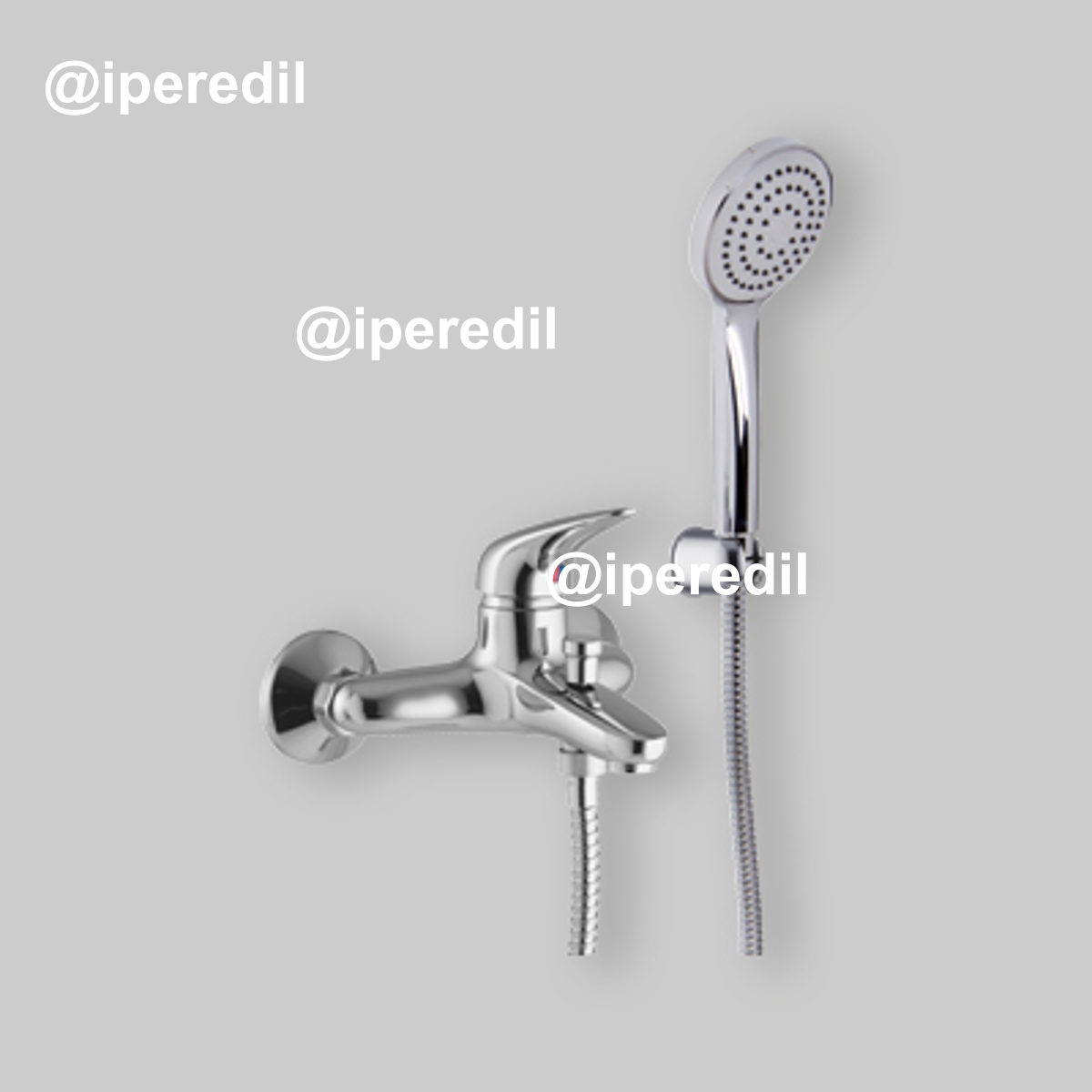 MISCELATORE VASCA ESTERNO "SERIE 18" Cromo + Set Doccia