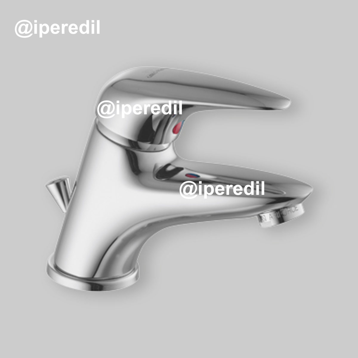 MISCELATORE LAVABO "SERIE 18" Cromo + Piletta 1"1/4