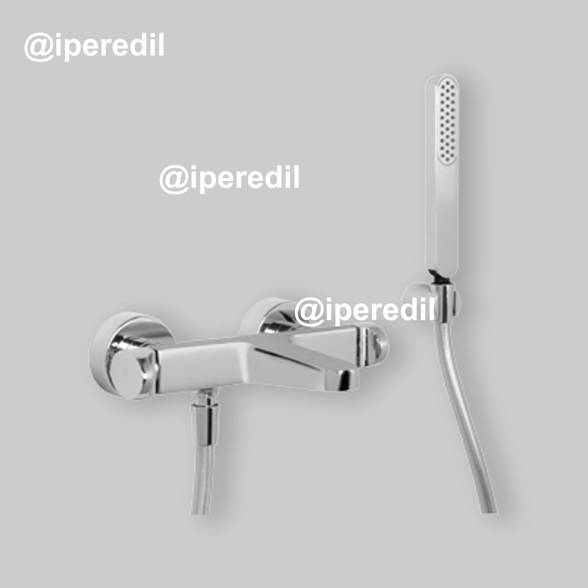 MISCELATORE VASCA ESTERNO "NEXT" Cromo + Set Doccia