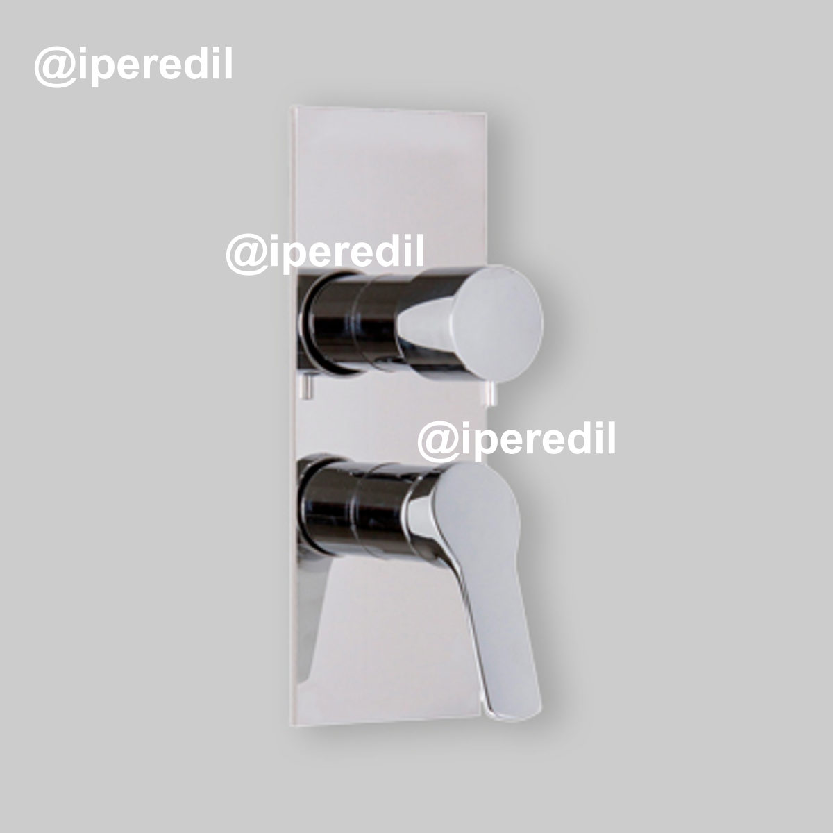 MISCELATORE DOCCIA INCASSO CON DEVIATORE 2-3 USCITE Cromo