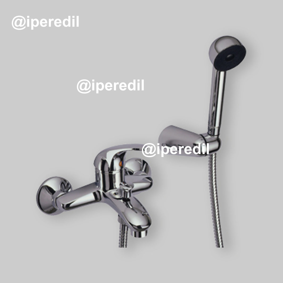 MISCELATORE VASCA ESTERNO "REVE" Cromo + Set Doccia