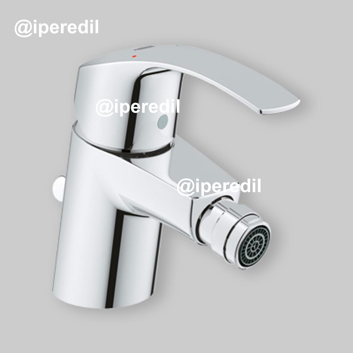 MISCELATORE BIDET "EUROSMART NEW" Cromo + Piletta 1"1/4