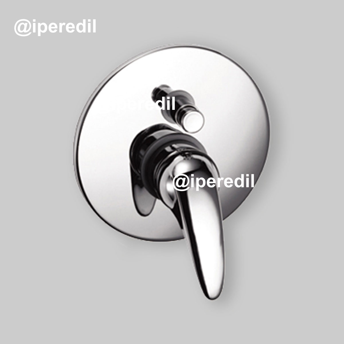 MISCELATORE DOCCIA INCASSO CON DEVIATORE "REVE" Cromo