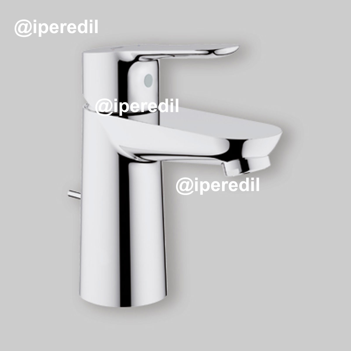 MISCELATORE LAVABO "BAUEDGE" Cromo + Piletta 1"1/4