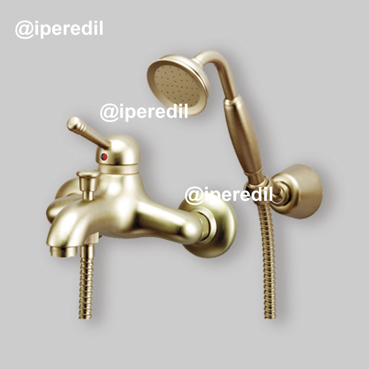 MISCELATORE VASCA ESTERNO "NEW OLD" Bronzo + Set Doccia