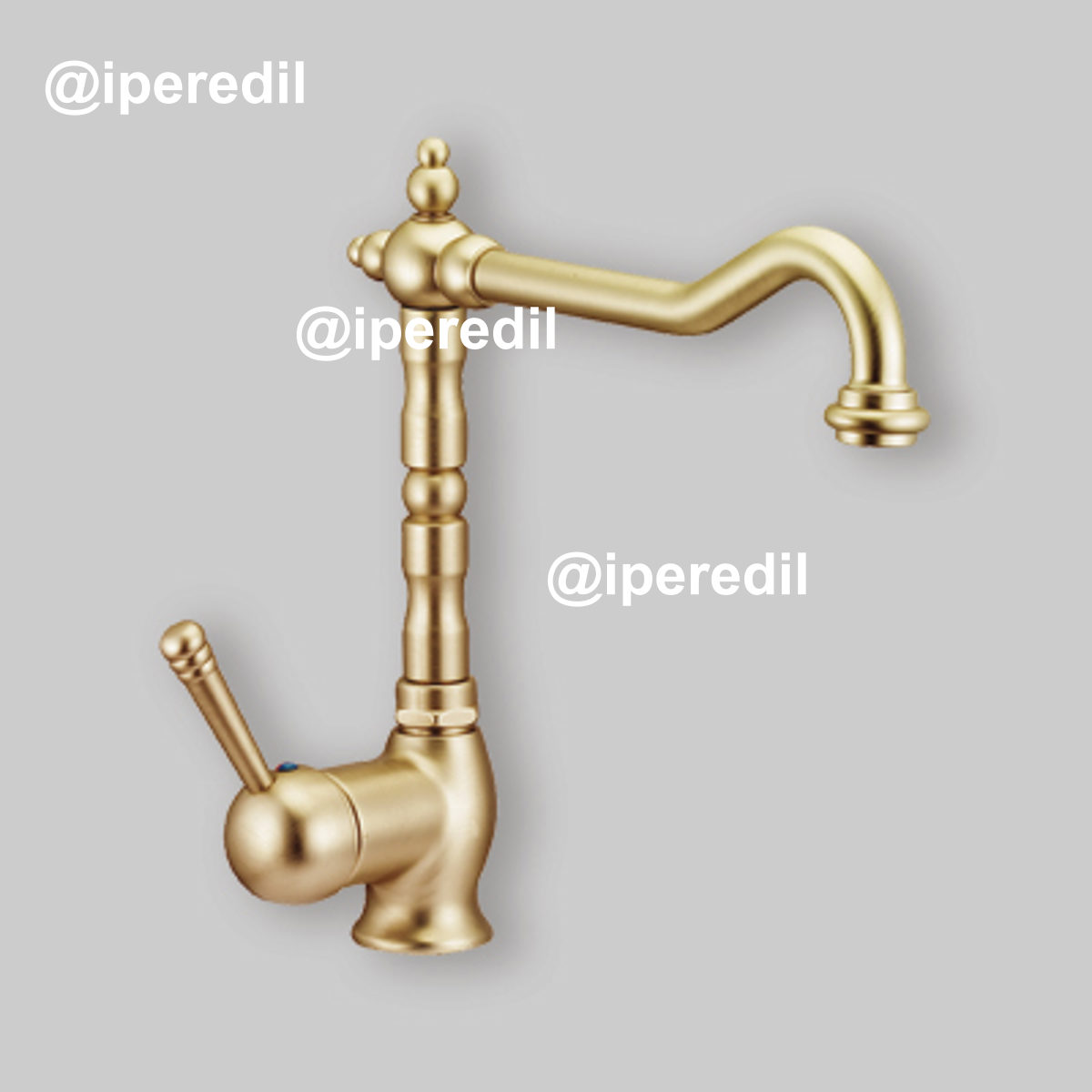 MISCELATORE LAVELLO CON CANNA GIREVOLE "NEW OLD" Bronzo