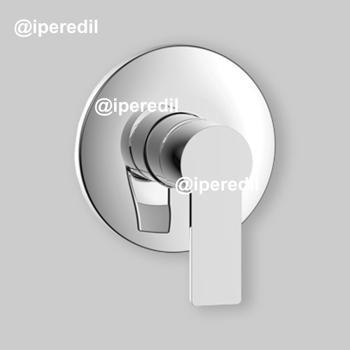 MISCELATORE DOCCIA INCASSO "SERIE 3000" Cromo