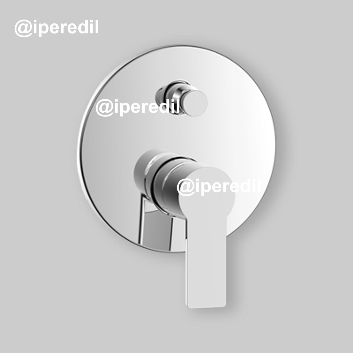 MISCELATORE DOCCIA INCASSO CON DEVIATORE "SERIE 3000" Cromo