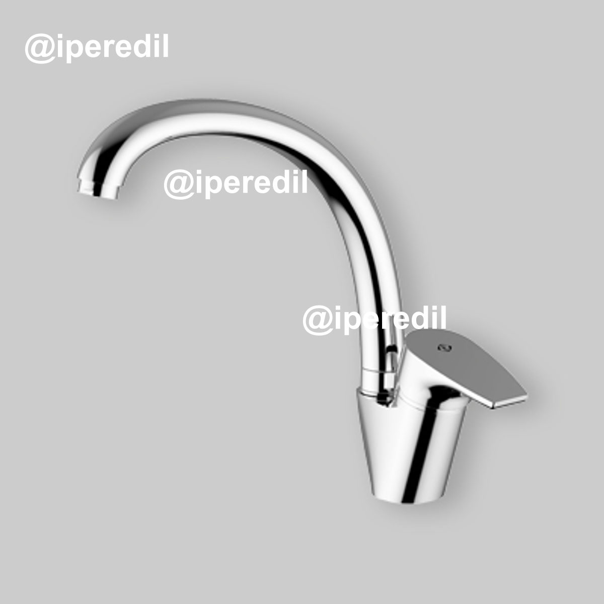 MISCELATORE LAVELLO BING A CANNA CONICA Cromo