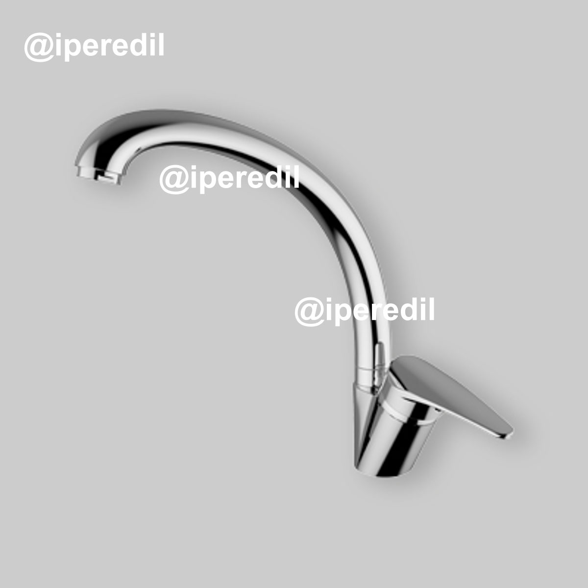 MISCELATORE LAVELLO T-ONE CANNA FUSA Cromo