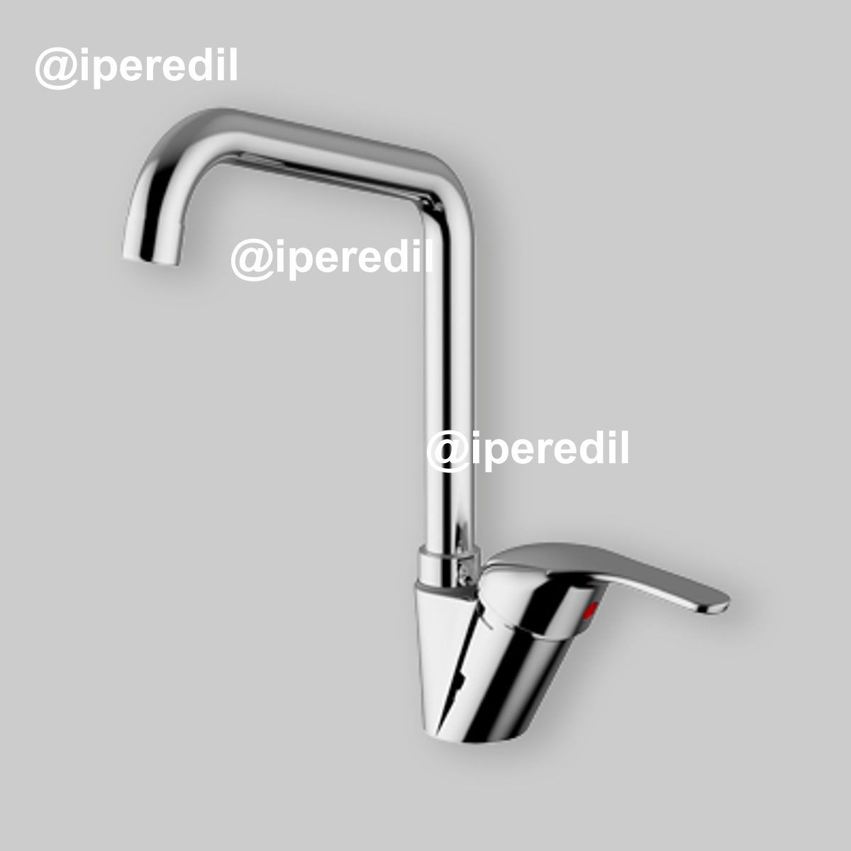 MISCELATORE LAVELLO T-ONE A CANNA ALTA Cromo