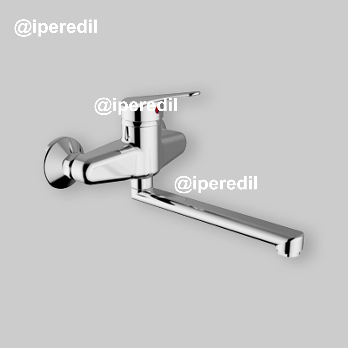 MISCELATORE LAVELLO A PARETE T-ONE Cromo