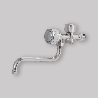 RUBINETTO A SNODO CON ATTACCO LAVATRICE Cromo - 1/2"x3/4"