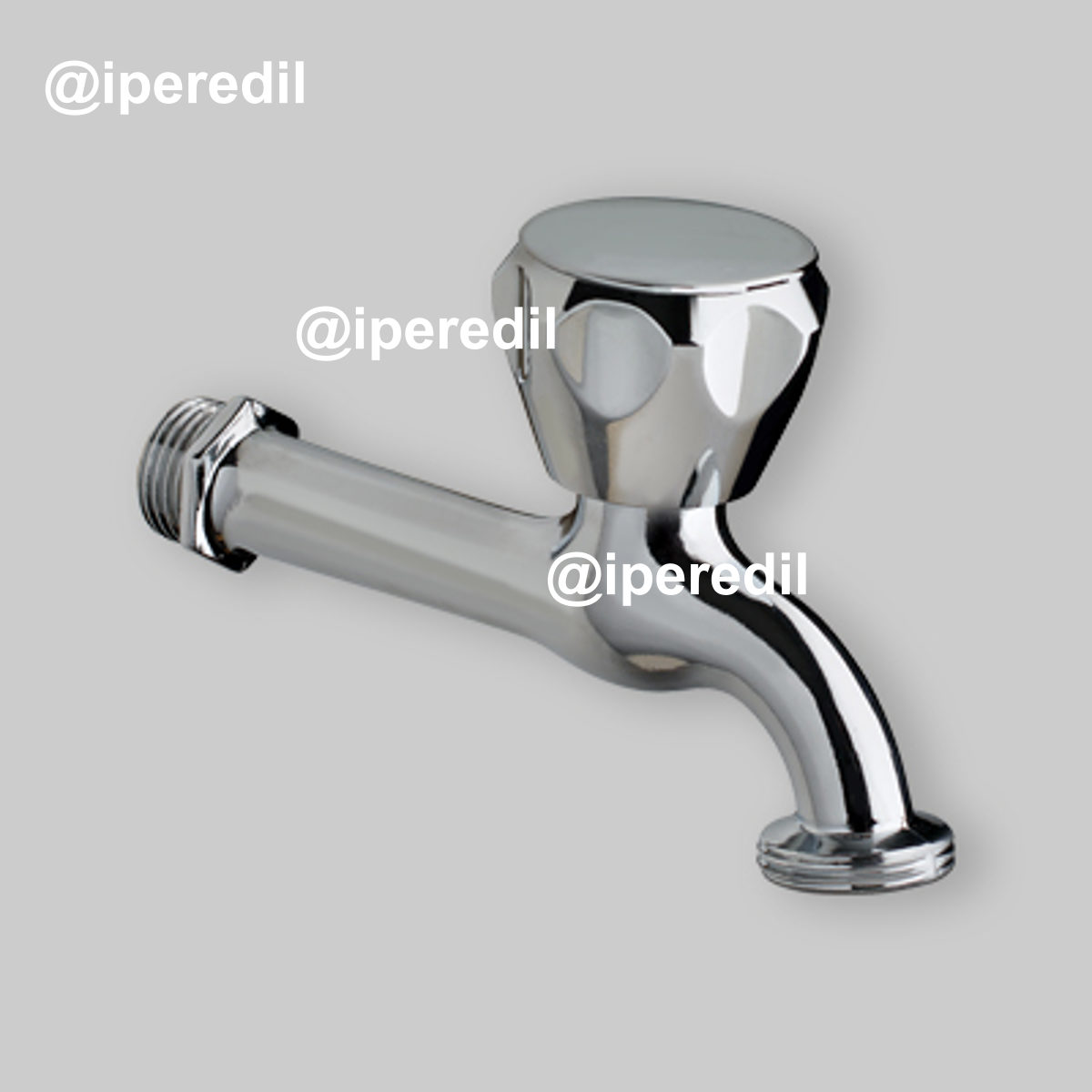 RUBINETTO LAVATRICE A PARETE Cromo - 1/2"