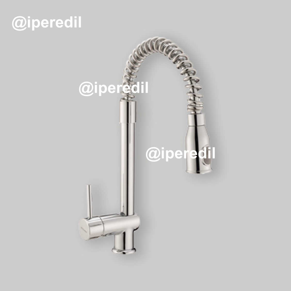 MISCELATORE LAVELLO CON MOLLA E DOCCETTA ESTRAIBILE Cromo