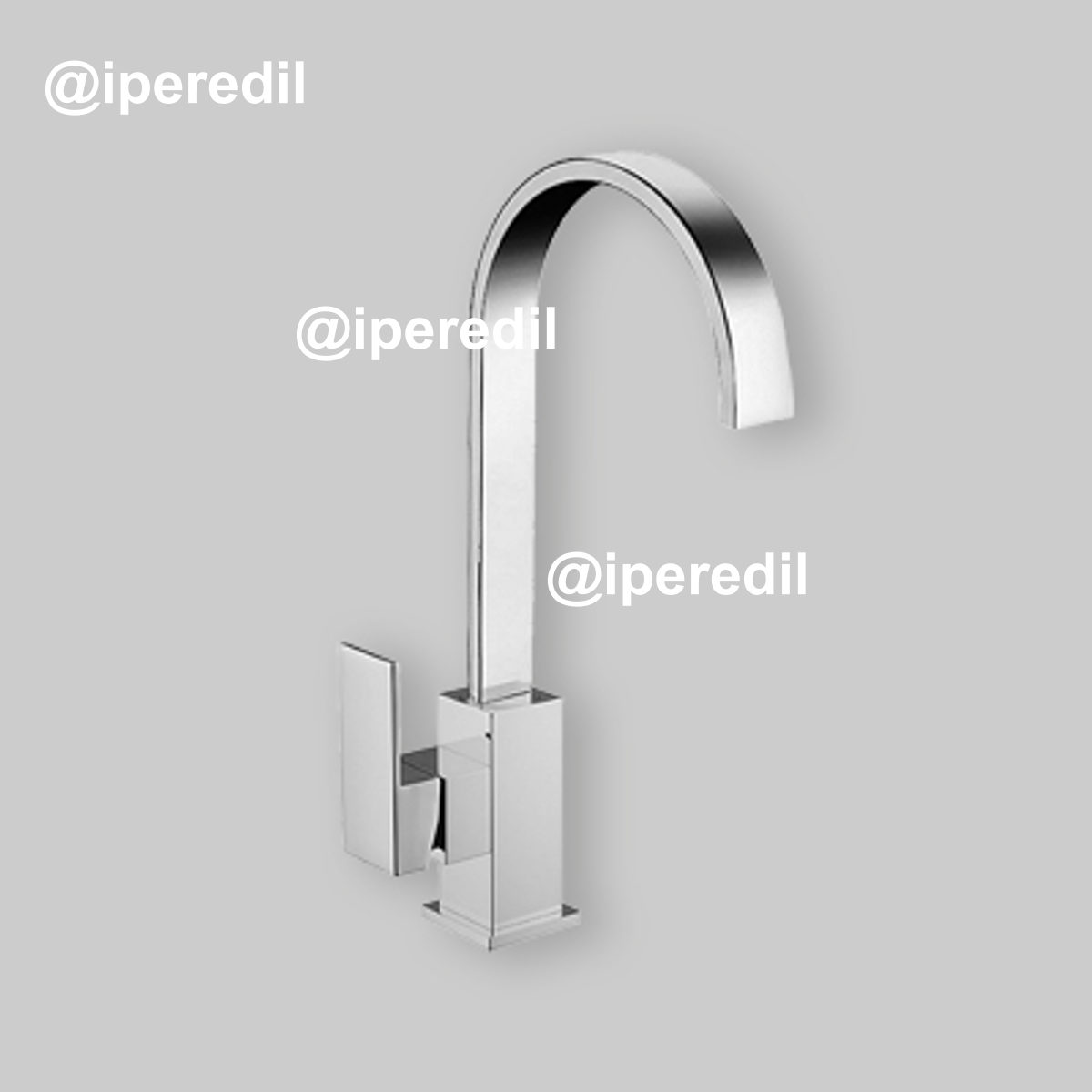 MISCELATORE LAVELLO "SQUARE" Cromo