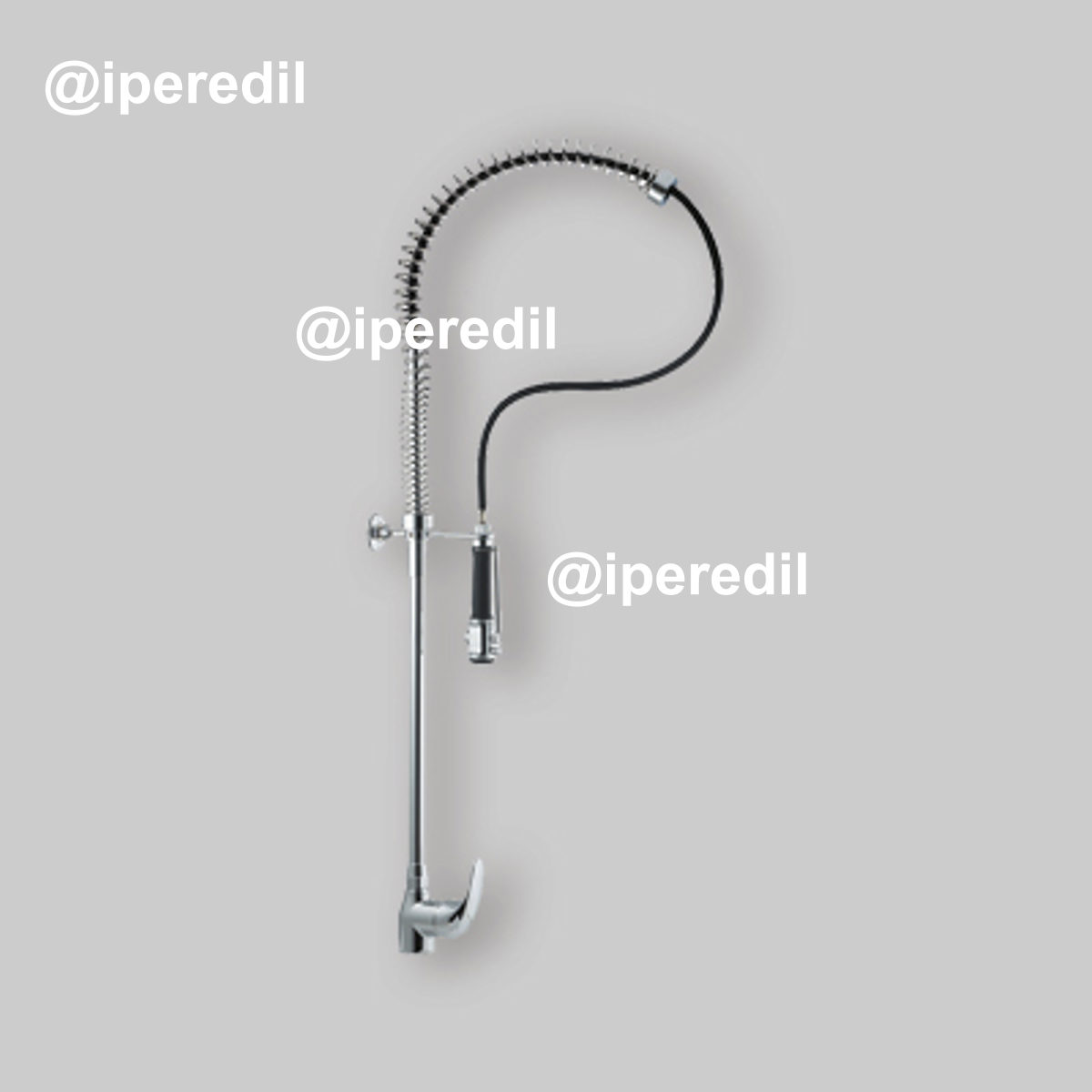 MISCELATORE CUCINA INDUSTRIALE CON DOCCETTA PRELAVAGGIO STOVIGLIE Cromo