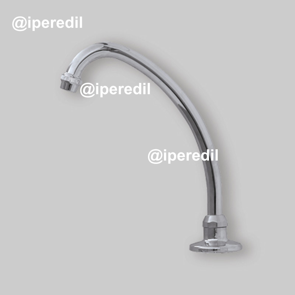 BOCCA DI EROGAZIOE "JOTA" A SNODO PER RUBINETTO A PEDALE 1/2" - H.185 mm