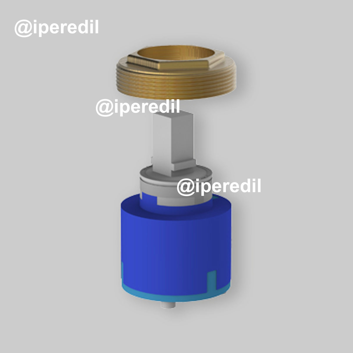 CARTUCCIA TEOREMA SENZA DISTRIBUTORE Ø40 -