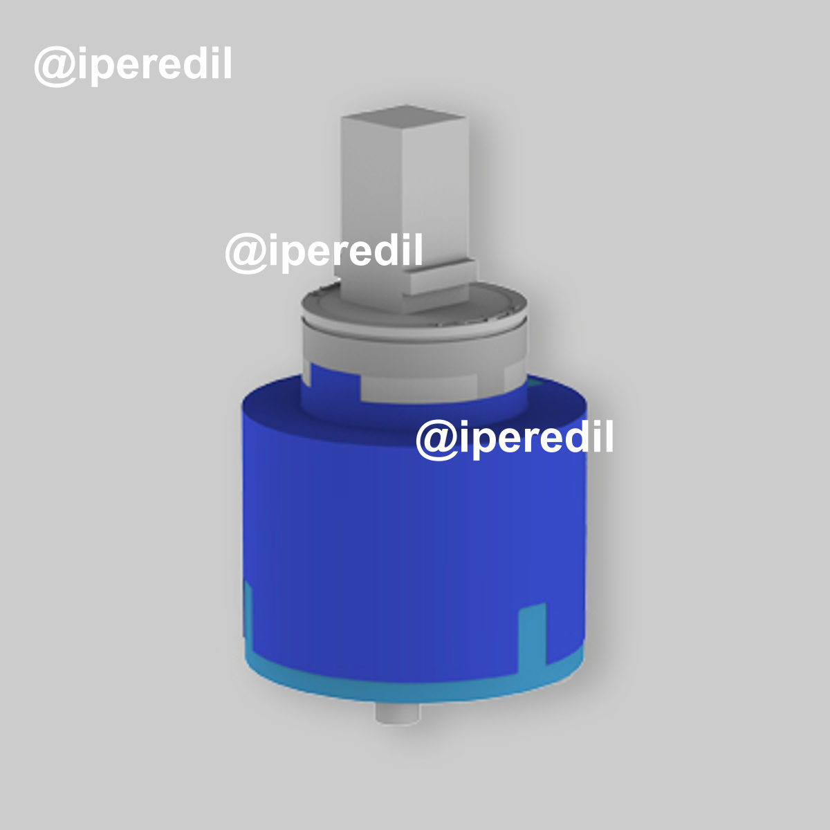 CARTUCCIA TEOREMA ANTIORARIA SENZA DISTRIBUTORE Ø40 -