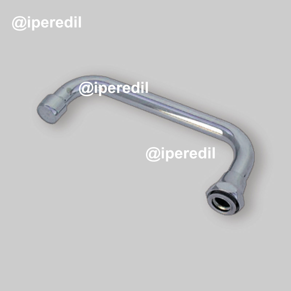 CANNA A "U" UNIVERSALE PER MISCELATORE LAVELLO CON ATTACCO SUPERIORE Ø 18x200 mm