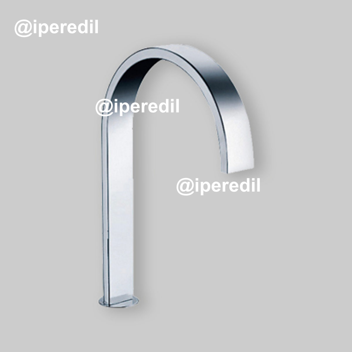 CANNA DI RICAMBIO "SQUARE" Cromo