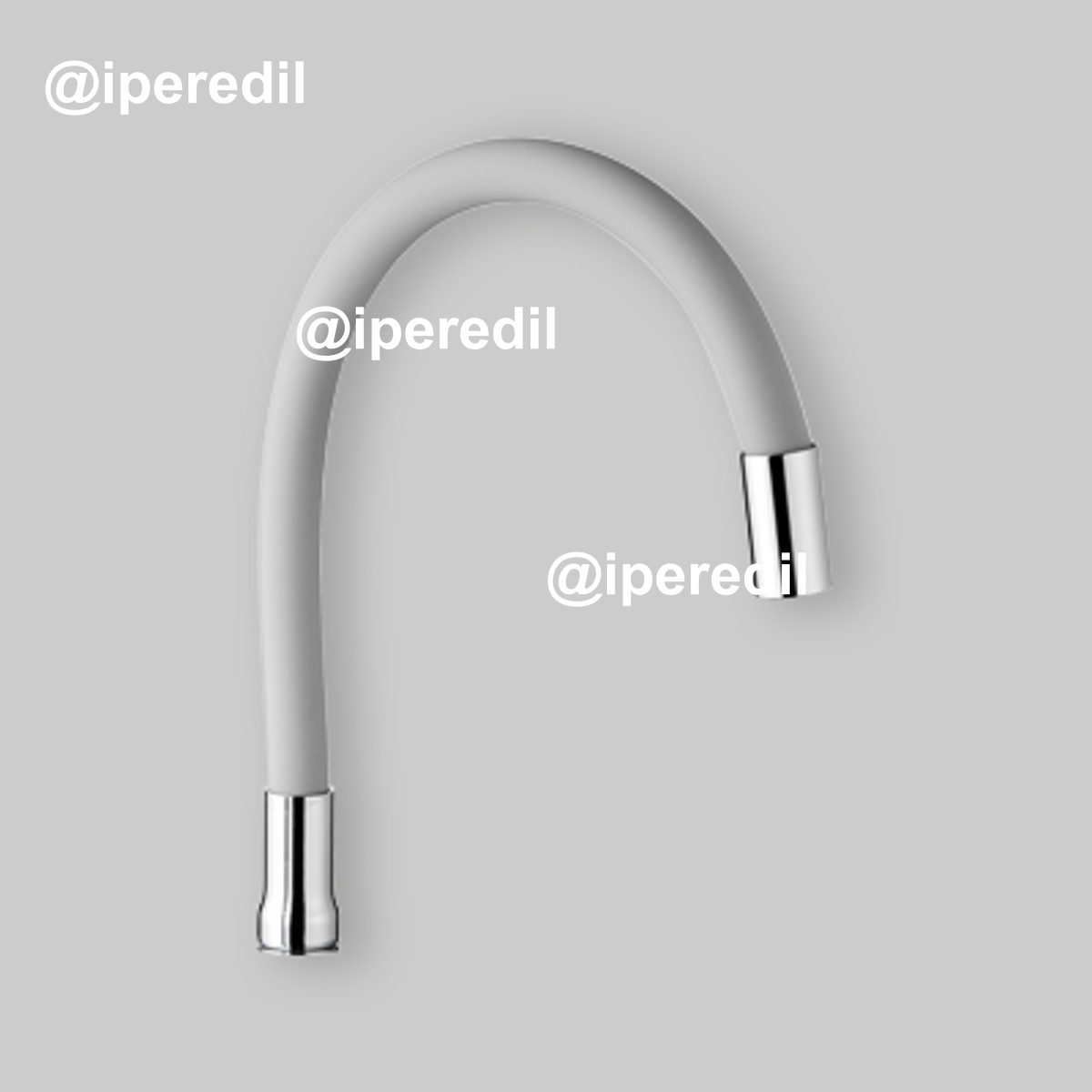 CANNA DI RICAMBIO IN GOMMA FLESSIBILE "MALDIVE" Grigio