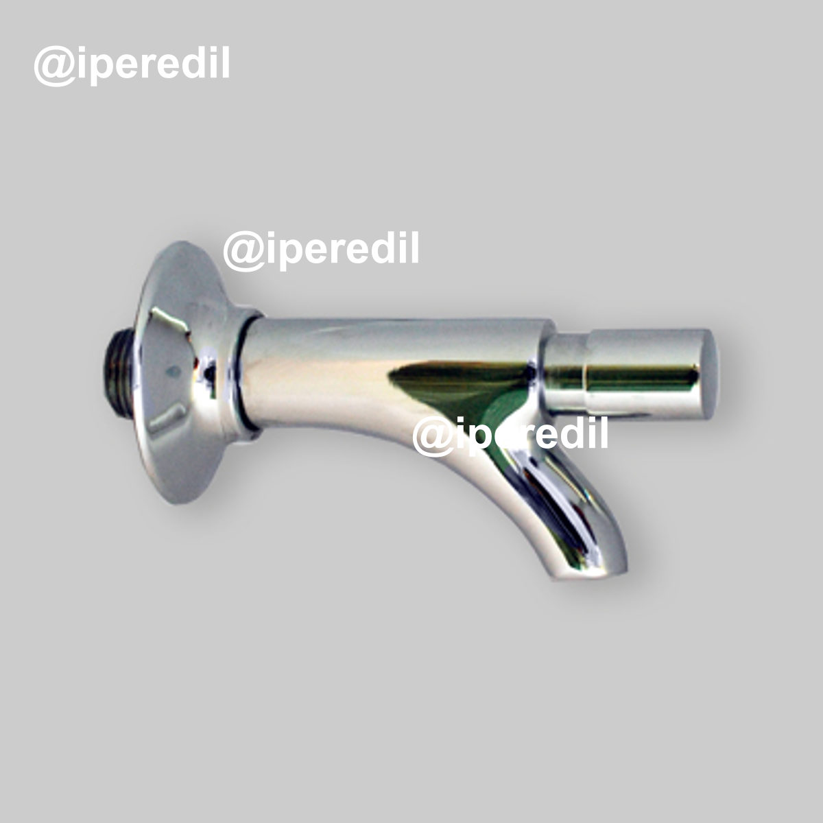 RUBINETTO TEMPORIZZATO PER FONTANELLA A PULSANTE CON CHIUSURA ISTANTANEA 1/2" - Cromo Lucido