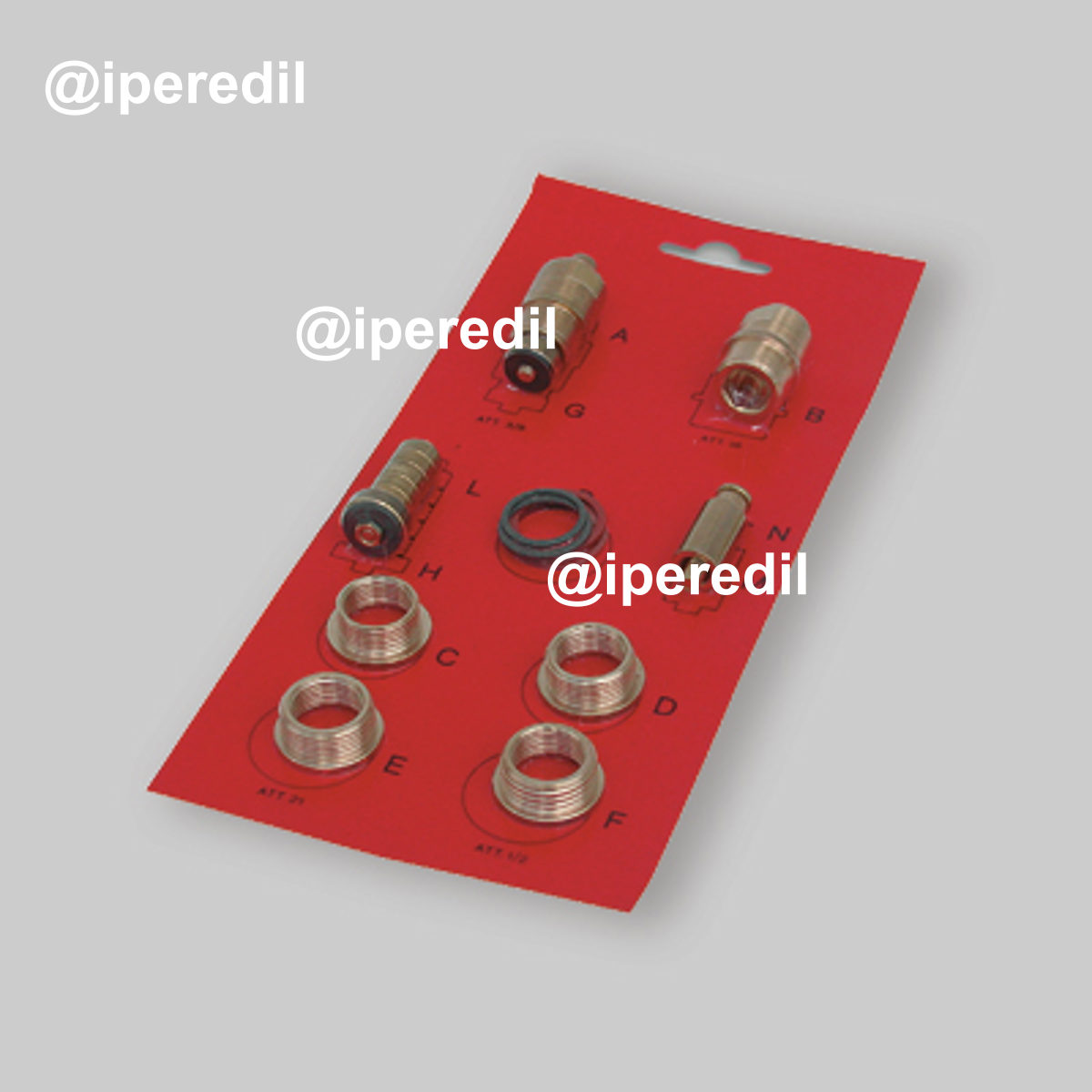 KIT VITONE UNIVERSALE PER RUBINETTI 12 combinazioni